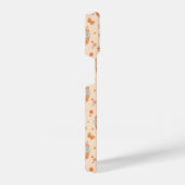 Orange Peace Floral Pattern iPhone Hülle (Rechte Seite)