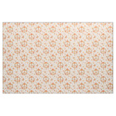Orange Peace Floral Pattern Stoff (Fat Quarter (45,7 x 55,9 cm))