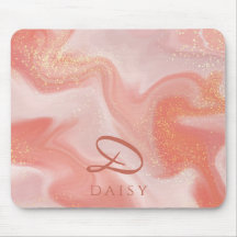 Orange Peach Gold Glitzer Marmor anpassbar