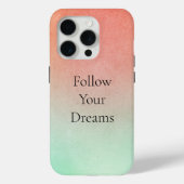 Orange Peach Mint Case-Mate iPhone Hülle (Rückseite)