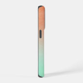Orange Peach Mint iPhone Hülle (Rechte Seite)