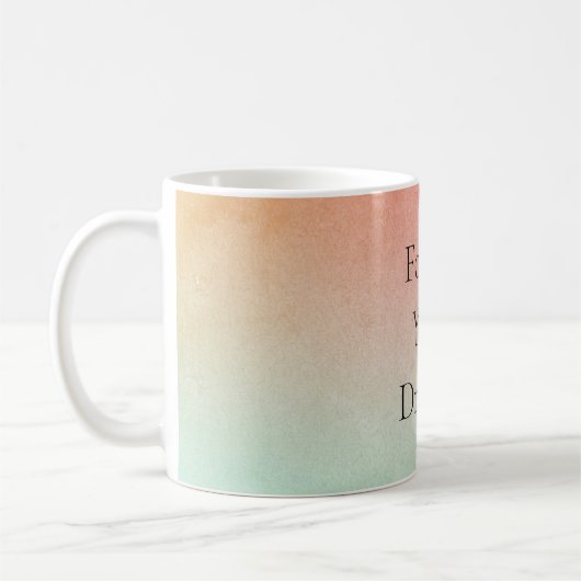 Orange Peach Mint Kaffeetasse (Links)
