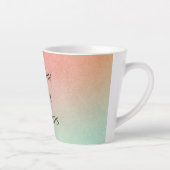 Orange Peach Mint Milchtasse (Rechts)