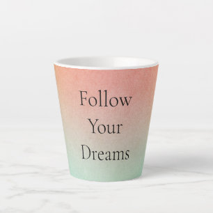 Orange Peach Mint Milchtasse