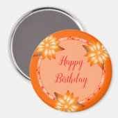 Orange Peach und Red Magnet (Vorderseite/Rückseite)