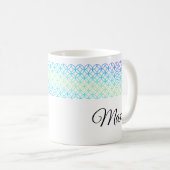 Orange Peel Border Personalisierte Mug Kaffeetasse (VorderseiteRechts)