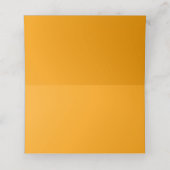 Orange Peel Solid Color Platzkarte (Innenseite Aufgefaltet)