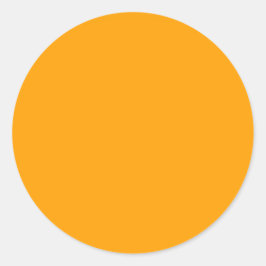 Orange Peel Solid Color Runder Aufkleber