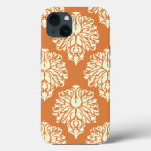 Orange Peel South Hütte Damask Case-Mate iPhone Hülle (Rückseite)