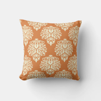 Orange Peel South Hütte Damask Kissen