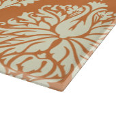 Orange Peel Süd Hütte Damask Cutting Board Schneidebrett (Ecke)