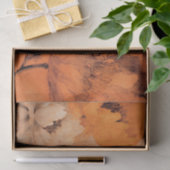 Orange Peongs 2 Decoupage Collage Design Seidenpapier (Geschenk)