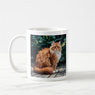 Orange Persian Cat Kaffeetasse