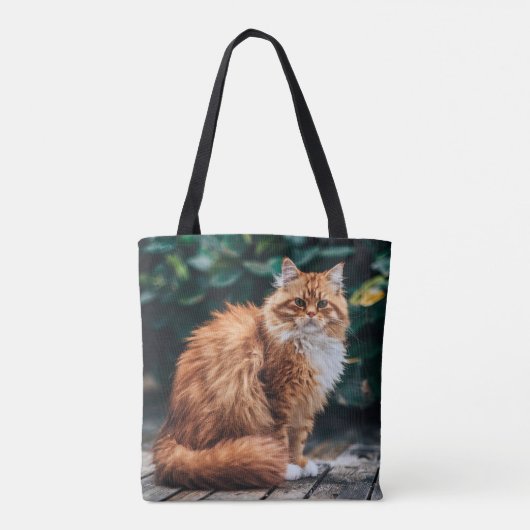 Orange Persian Cat Tasche (Rückseite)