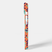 Orange Persian Pattern Case-Mate iPhone Hülle (Rückseite / Links)