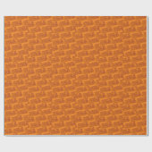 Orange-Person Geschenkpapier (Flach)