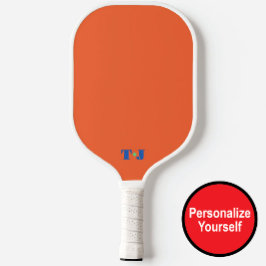 Orange Personalisiertes Mit Monogramm Pickleball-P Pickleball Schläger
