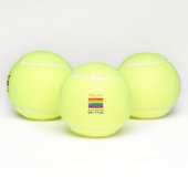 Orange Personalisierung von Gay Pride- und Regenbo Tennisbälle (Multi)