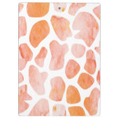 Orange Pfirsichkoralle des Klemmbrett (Rückseite)