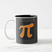 Orange-Pi-Symbol Zweifarbige Tasse (Links)