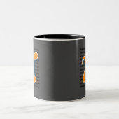 Orange-Pi-Symbol Zweifarbige Tasse (Mittel)