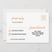 Orange Pickleball B'day + UAWG Einladung (Rückseite)