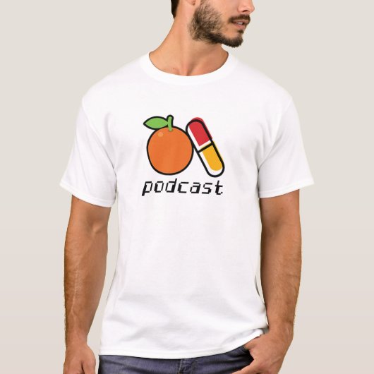 Orange Pill Podcast T-Shirt (Vorderseite)