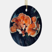 Orange Pilz-Kreis-Verzierung Keramik Ornament (Rechts)