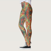 orange Pilz-Leggings Leggings (Links)