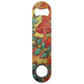 orange Pilzflaschenöffner Speedflaschenöffner (Vorderseite)