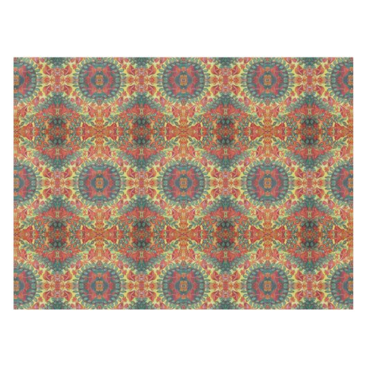 orange Pilztischdecke Tischdecke (Vorderseite (Horizontal))