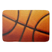 Orange Pimply Basketball, Memory Foam Bath Mat Badematte (Vorderseite)