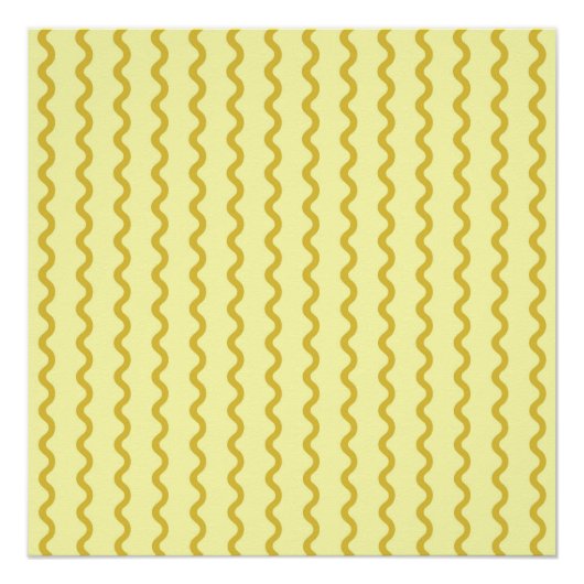 Orange Pink Abstrakt Stripe Groovy Spring Poster (Vorderseite)