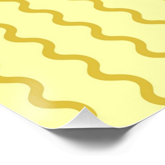 Orange Pink Abstrakt Stripe Groovy Spring Poster (Ecke)