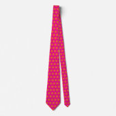 Orange Pink Abstrakte Muster Custom Gift Bevorzugu Krawatte (Vorderseite)