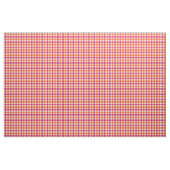 Orange & Pink Bright Summer Gingham Kariert / Tart Stoff (Fat Quarter (45,7 x 55,9 cm))