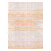 Orange Pink Dopamin Grid Modern Tischdecke (Vorderseite)