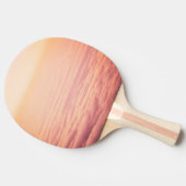 Orange Pink Fluffy Clouds Sky Tischtennis Schläger (Seitenansicht)