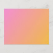 Orange Pink Foto Holiday Card Budget Cheers (Rückseite)