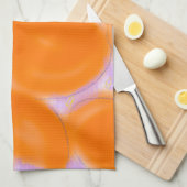 orange　pink　kitchentowel geschirrtuch (Viertel Falte)