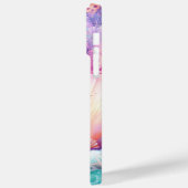 ORANGE PINK LILA PASTEL SAASHELLS SEAWEEEED Case-Mate iPhone HÜLLE (Rückseite / Links)