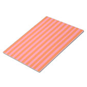 Orange Pink Lines Summer Mood Notepad - 40 Seiten Notizblock (angewinkelt)