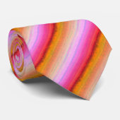 Orange Pink Ombre Krawatte (Gerollt)