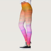 Orange Pink Ombre Leggings (Links)