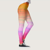 Orange Pink Ombre Leggings (Rechts)