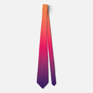 Orange Pink Purple Verlauf Krawatte