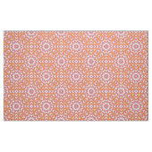 Orange & Pink Stilvolles Mosaikmuster Stoff (Fat Quarter (45,7 x 55,9 cm))
