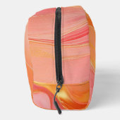 Orange Pink und Gold Abstrakt Luxus- Duffle Beutel (Rechts)