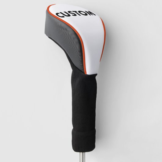 ORANGE Piping Custom Golf Driver Headcover Blank (angewinkelt)