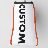 ORANGE Piping Custom Golf Putter Headcover Blank (Rotieren 90)
